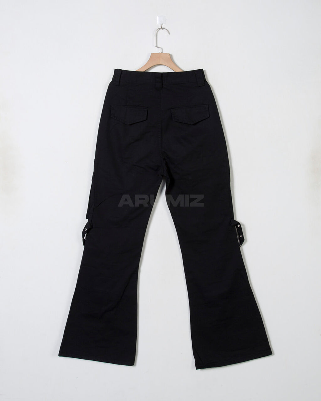 Techwear Strap Multi-Pocket Bootcut Cargo Pants
