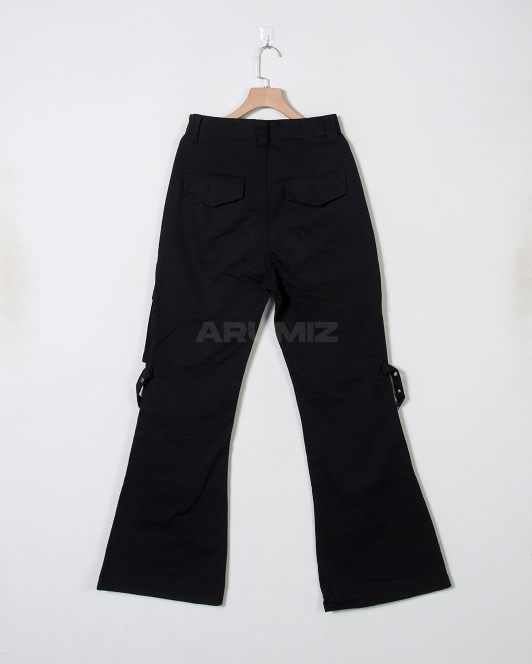 Techwear Strap Multi-Pocket Bootcut Cargo Pants
