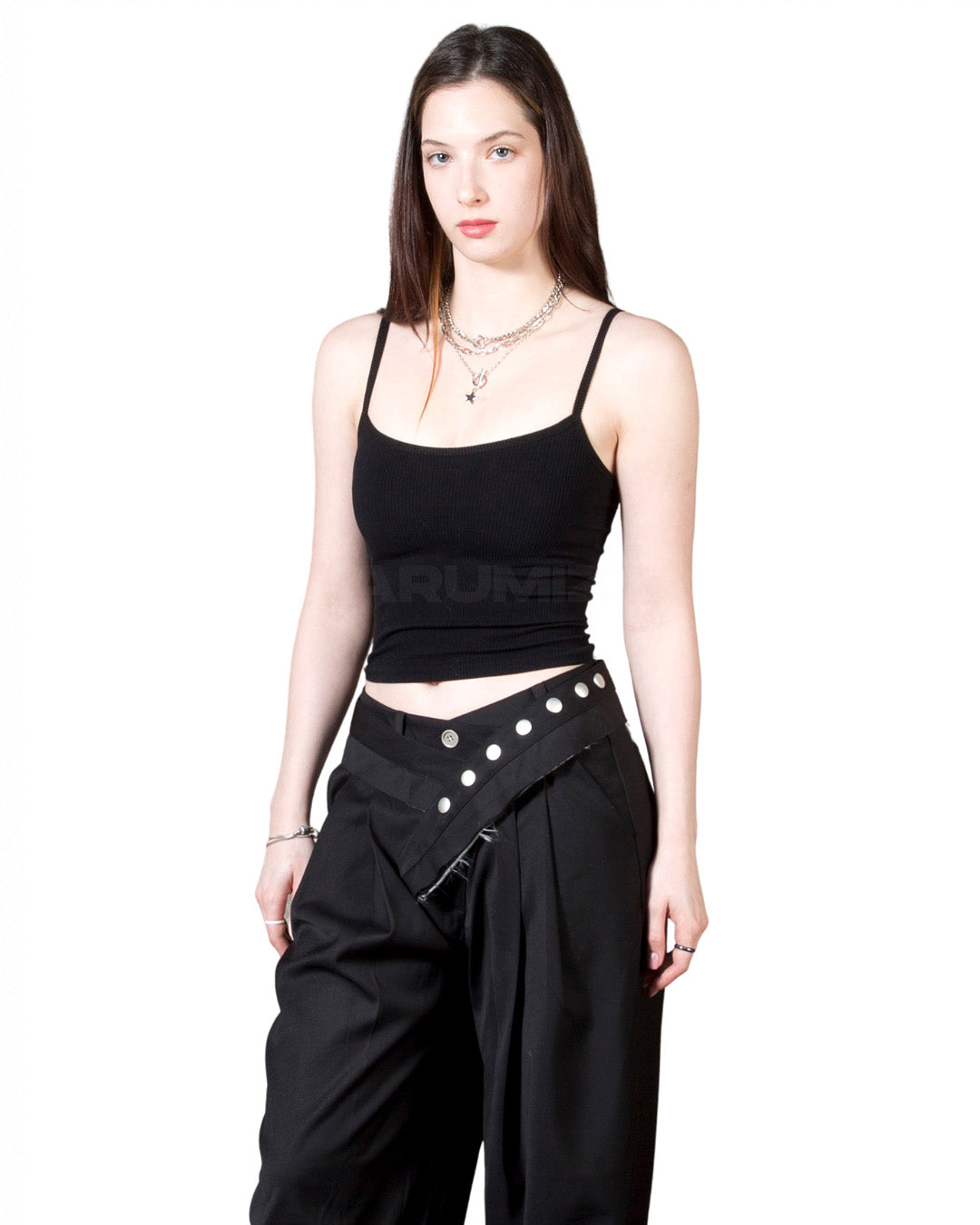 Ribbed Slim Fit Cropped Bra Top Camisole