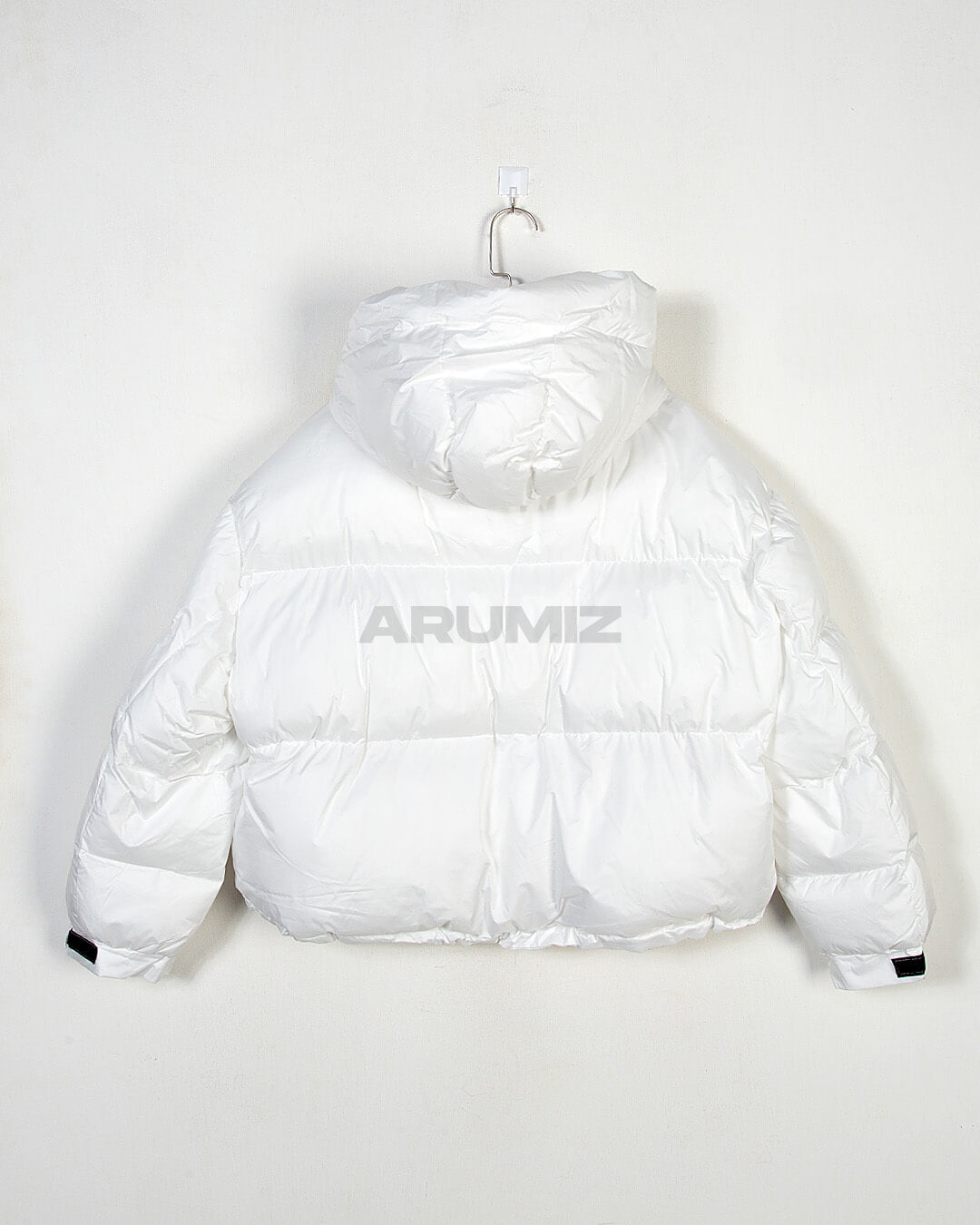 Volume Hooded Cropped Puffer Jacket