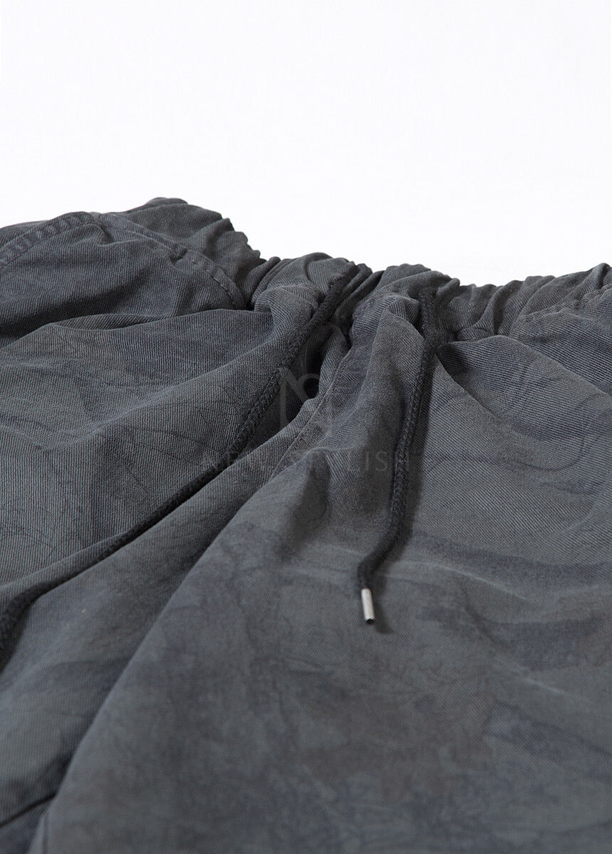 Vintage Tree Camo Wide-Leg Carpenter Cotton Pants