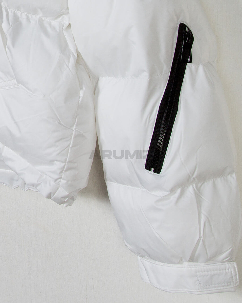 Volume Hooded Cropped Puffer Jacket