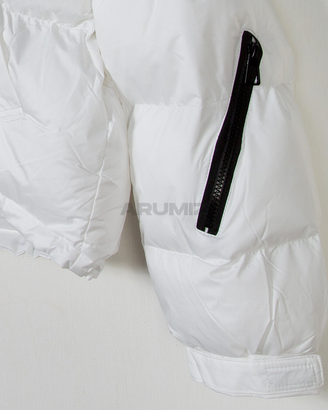 Volume Hooded Cropped Puffer Jacket