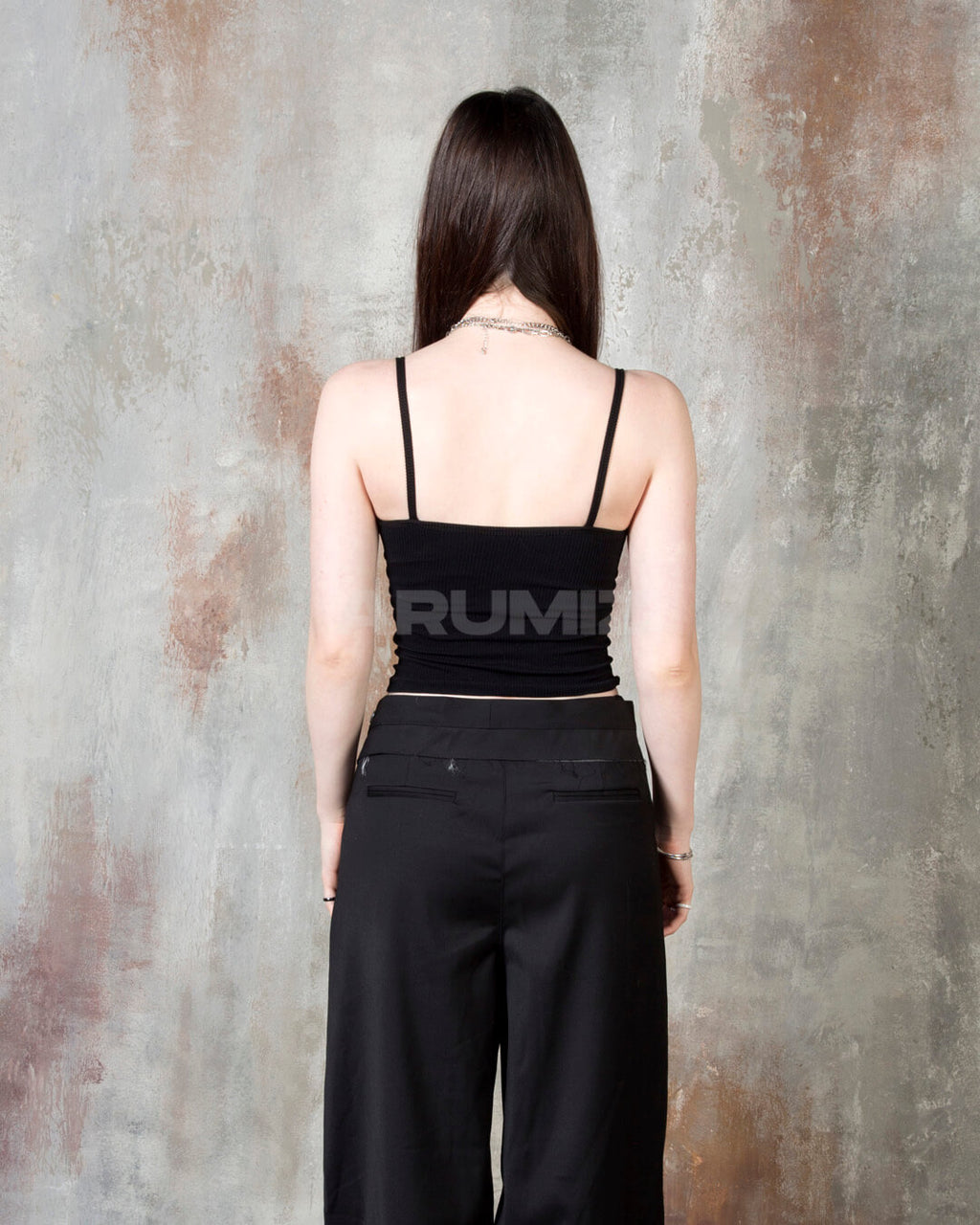 Ribbed Slim Fit Cropped Bra Top Camisole