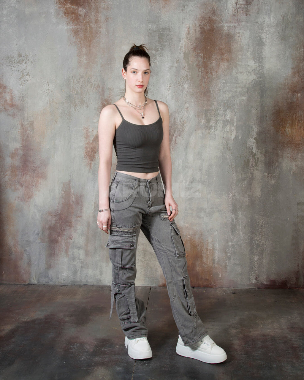 Ribbed Slim Fit Cropped Bra Top Camisole