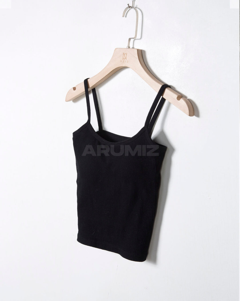 Ribbed Slim Fit Cropped Bra Top Camisole