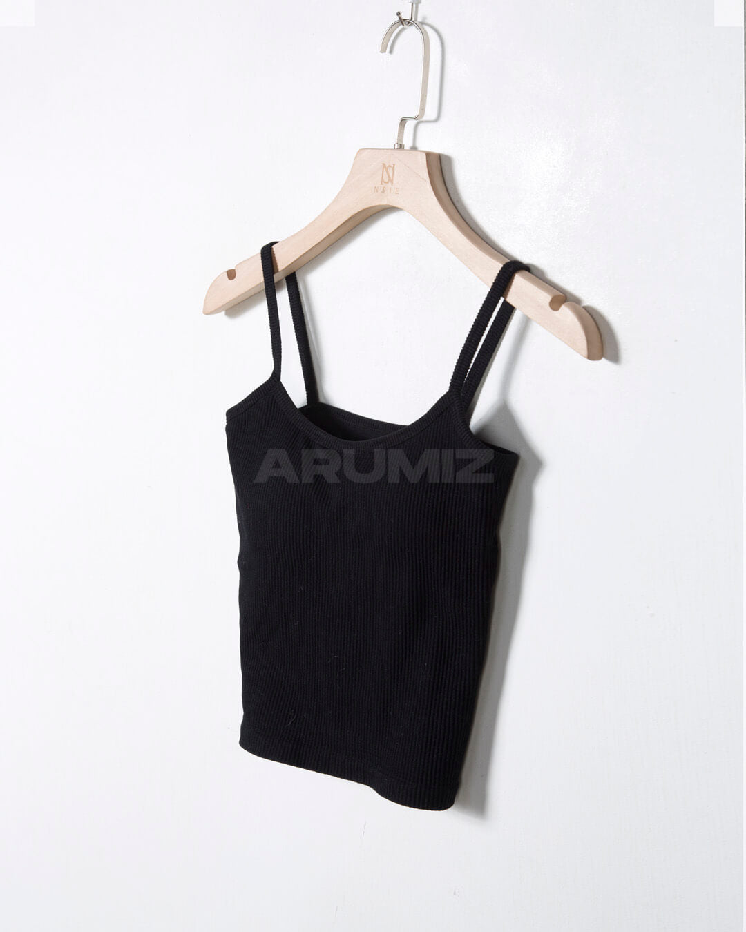 Ribbed Slim Fit Cropped Bra Top Camisole