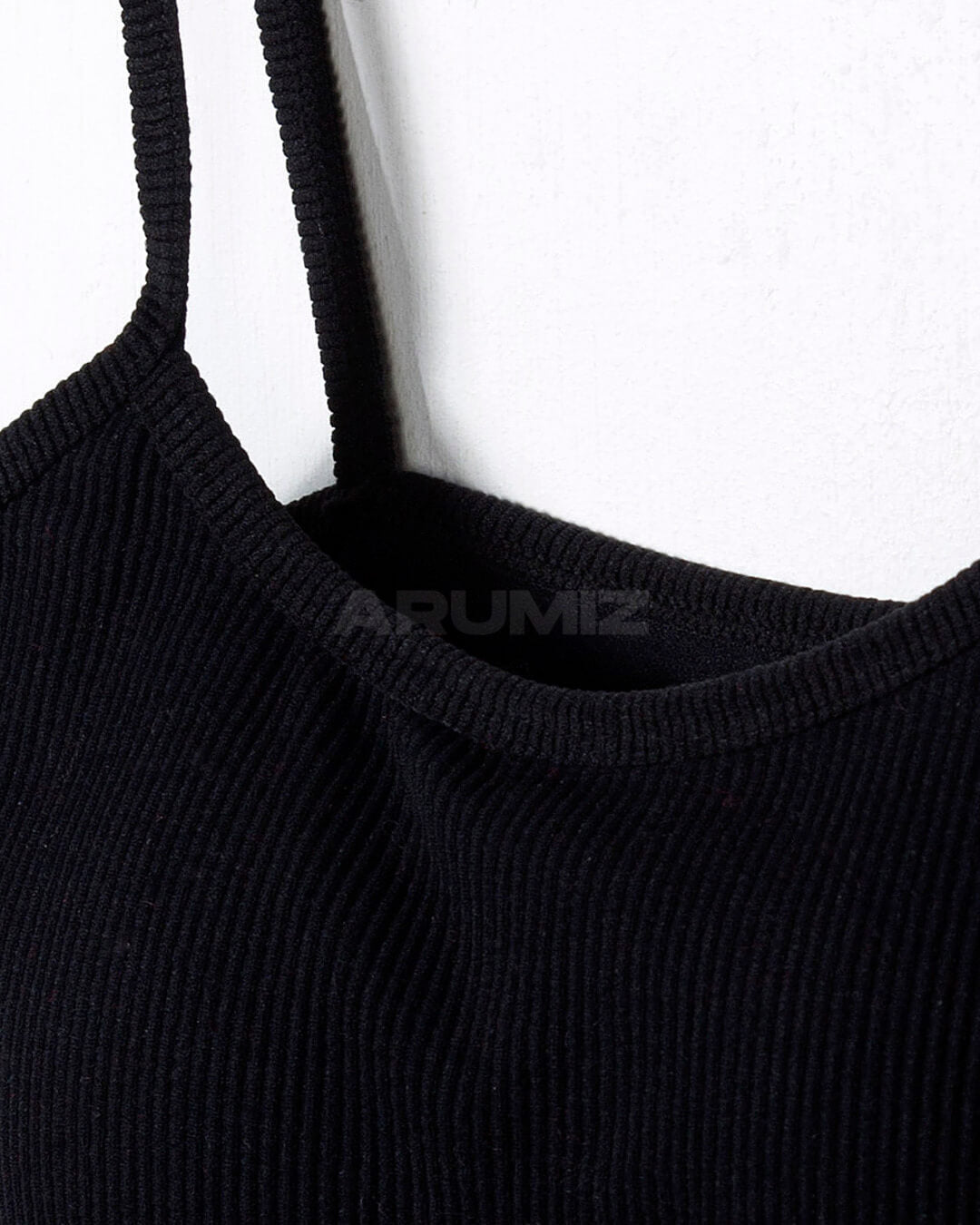 Ribbed Slim Fit Cropped Bra Top Camisole
