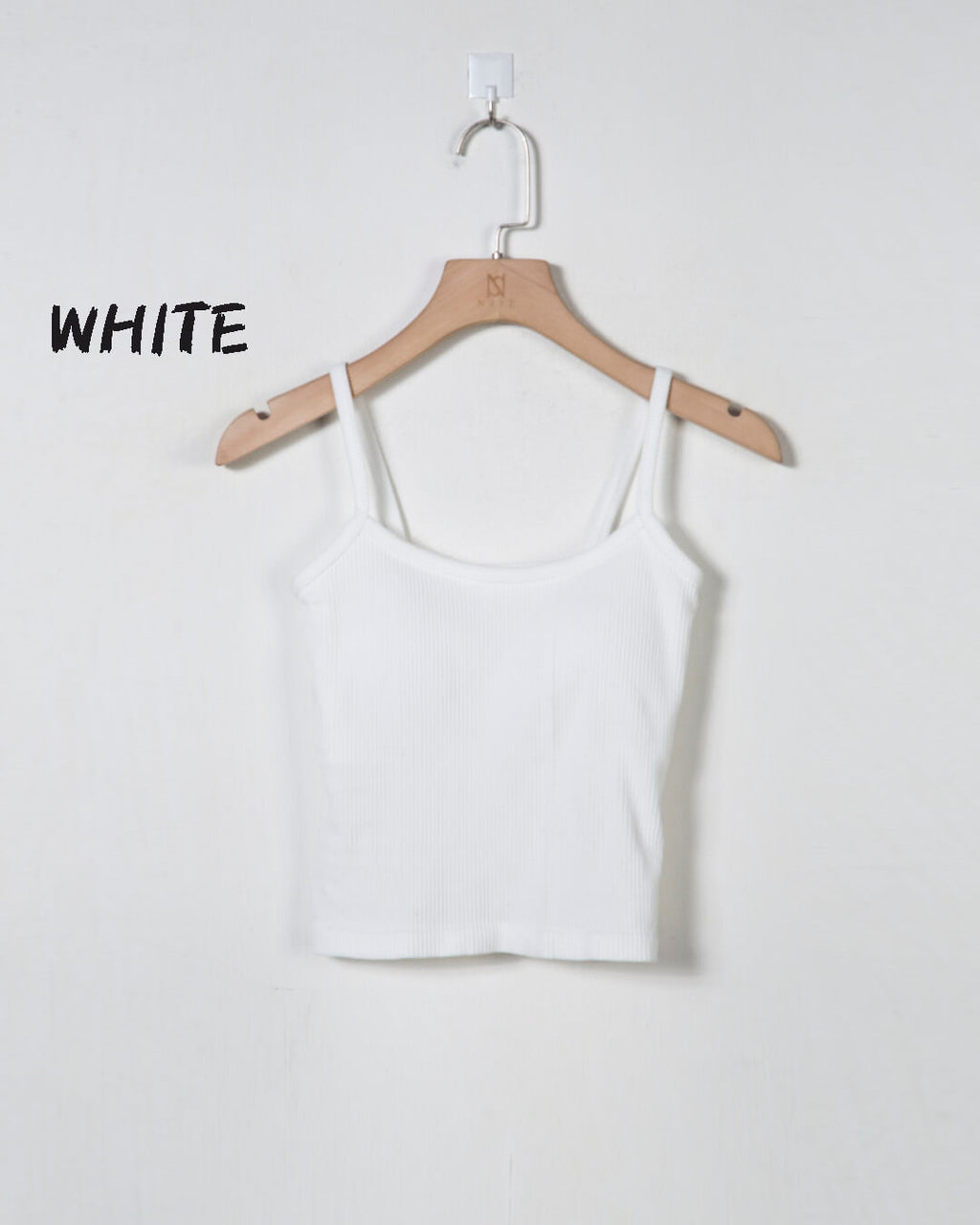 Ribbed Slim Fit Cropped Bra Top Camisole
