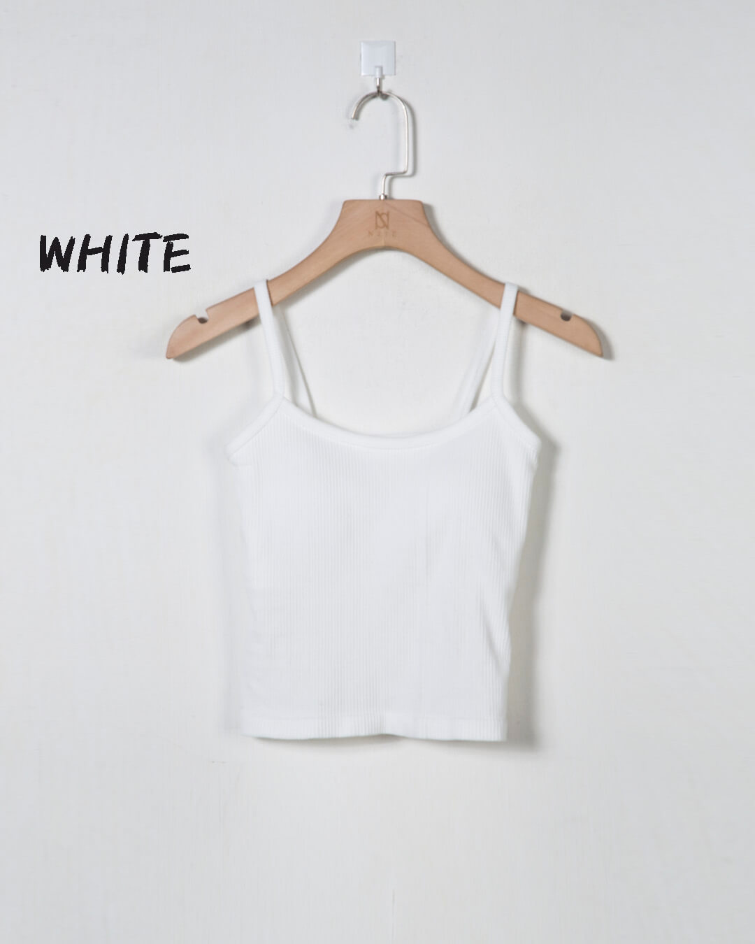 Ribbed Slim Fit Cropped Bra Top Camisole